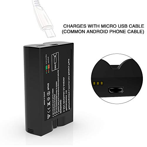 2 Rechargeable+Battery+Compatible+Doorbell+Spotlight