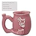 Roast And Toast Stoner Girl Mug With White Imprint 11 Ounces (Pink)