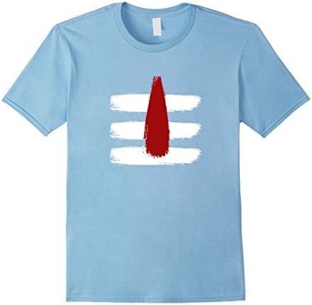 Mens Shiva T Shirt - Yoga, Third Eye, Isha, Hindu, Linga, Adiyogi Medium Baby Blue