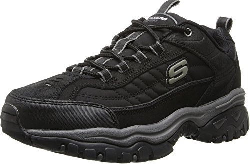 Skechers Sport Men's Energy Downforce Lace-Up Sneaker, Black, 7 M US