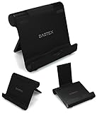 Bastex Multi-Angle Portable Aluminum Stand for iPhone, iPad, Samsung Galaxy / Tab, Google Nexus, HTC, LG, Nokia Lumia, OnePlus and Other Tablets, Smartphones, and E-Readers - Black