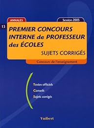 Premier concours interne de professeur des écoles