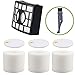 I-clean Replacement Shark UV810 NV803 Foam Filters,Compatible With Shark DuoClean Powered/Rotator Powered Lift-Away NV681, NV682, NV683, NV680, NV800, NV800W, NV801 Vacuums Cleaner Parts