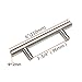 Gobrico 30 Pack 3/4 Inch (96mm) Hole Center Brushed Nickel Cabinet Pulls Stainless Steel Kitchen Cabinet Handles Silver Satin Nickel Kitchen Drawer Pulls