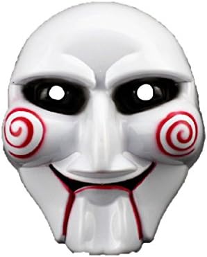 PhoebeTan Halloween Cosplay Saw Plastic Masks (2pcs)