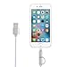 Outtek 4Pack 2in1 1FT Tangle Free Lightning and Micro USB Nylon Braided Charging/Sync Cables for iPhone 6s,6s Plus,6,6 Plus,iPad/iPod and Samsung, HTC, Nexus, Nokia, Sony etc (Silver)