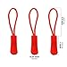 EuTengHao 120 Pcs Zipper Pulls - Nylon Cord Zipper Extension Pulls for Clothes, Backpacks, Traveling Case, Handbag, Purse, Tents (12 colors)