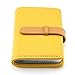 Partstock(TM) High quality PU Leather Credit Card Holder ID Case - Book Style With 26 Card Pockets Size:4.2L X 3 X 0.7 Inches.(Yellow)