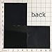 Black Leather Fabric for Crafts: 3 Sheepskin Sheets of Black Suede and Black Lambskin Leather Hides 5x5IN/ 12x12cm