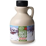 Butternut Mountain Farm Pure Vermont Maple Syrup, Grade A, Amber Color, Rich Taste, All Natural, Easy Pour Plastic Jug, 16 Fl