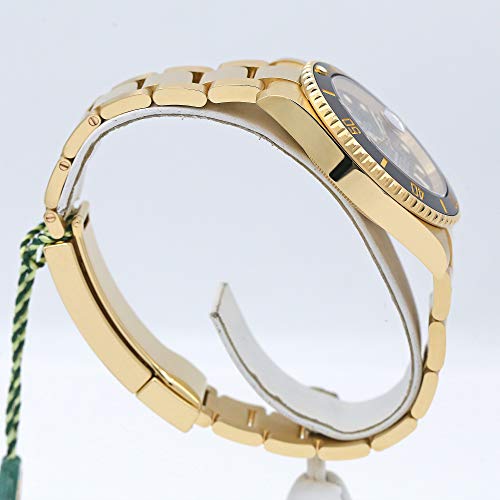 Rolex-Submariner-Yellow-Gold-Watch-Black-Dial-Watch-116618