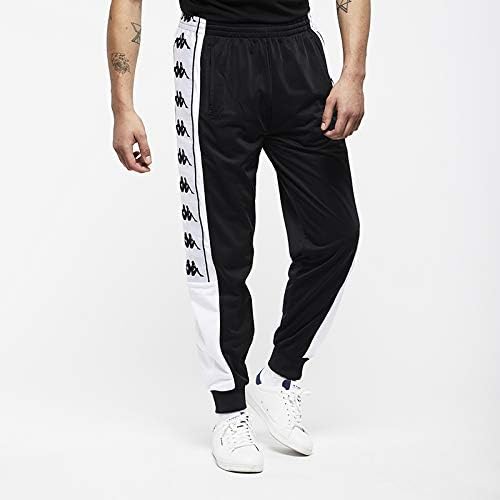 mens black kappa tracksuit