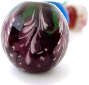 Amazon Com Japanese Lampwork Beads Tonbo Dama Handmade Glass Bead Incense Stand Wisterias Flower Furniture Decor