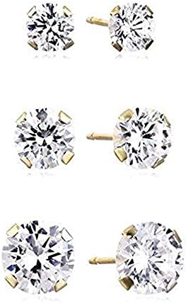 10K Yellow Gold Nugget Earrings