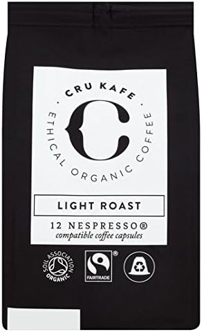 CRU Kafe Light Roast Organic Nespresso Compatible Coffee Capsules 12 per pack