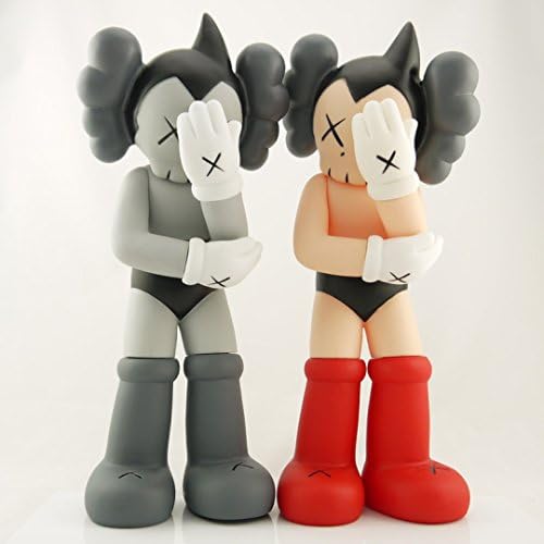 2018 Astro Robot Boy Kaws BFF Dissected Companion Original Fake Art Toys Action Figure Figurine Plush Doll Toy Model Statue Accessories Collection Fancy Morden Decoration Gift Plastic Kids