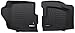 WeatherTech Custom Fit FloorLiners for Escalade ESV, Silverado, Avalanche, Escalade, Suburban - 1st Row (440031), Black