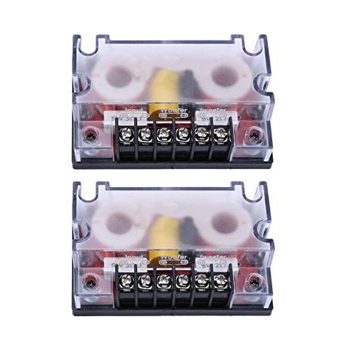 KABITA115-2PCS/set 200W Car 2 Way Audio Frequency Divider Audio Speaker Woofer Wave Filter Divider C