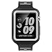 BRG Compatible with Apple Watch Band with Case, Silicone Sport Watch Band with Shock-Proof Protective Case Compatible with Apple Watch Series 3 Series 2 Series 1，Sport and Edition