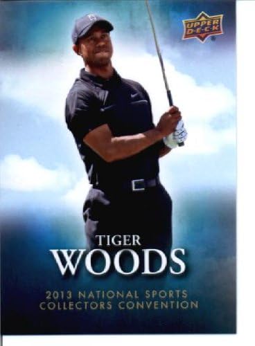 2013 Upper Deck #11 Tiger Woods National Sports Collector's Convention Exclusive Card - Shipped In Protective Screwdown Display Case!