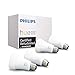 Philips Hue White Ambiance 3rd Generation A19 Dimmable LED Smart Bulb 4-Pack (Renewed)