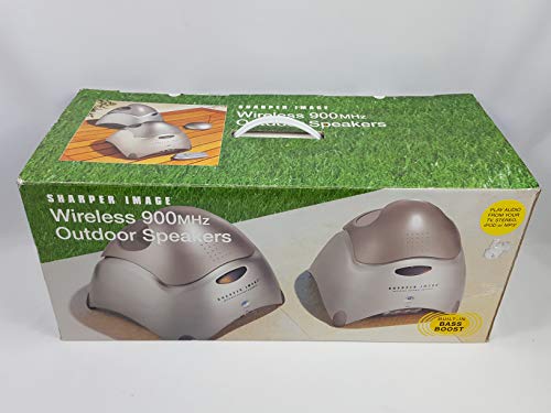 Sharper Image Wireless 900MHz Outdoor Speakers
