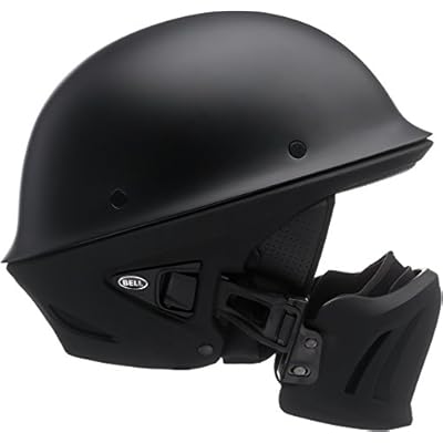 Casque de moto demi-taille Bell Rogue (noir uni mat, moyen)