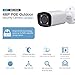 4MP Security IP PoE Camera,2.7mm - 12mm Motorized Varifocal Lens 5X Optical Zoom,262ft IR Night Vision Length,Network Surveillance CCTV,IP67 Waterproof,SD Slot