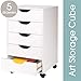 Ashland 5 Drawer Letterpress Cube – Storage and Art Drawers for Craft Rooms, Offices and More