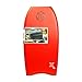 Custom X Bodyboards XPE Series | 50/50 Template | Crescent Tail with Channels (Red , 44