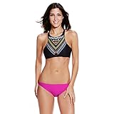QANSI Women's Sexy Bathing Suits Gypsy Halter Tankini Swimsuit Two Piece Bikini Set Swimwear