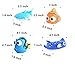 MC TTL 8 PCS Finding Dory Nemo Squirt Bath Squirters Toys Figures for Kids Baby Shower Swim