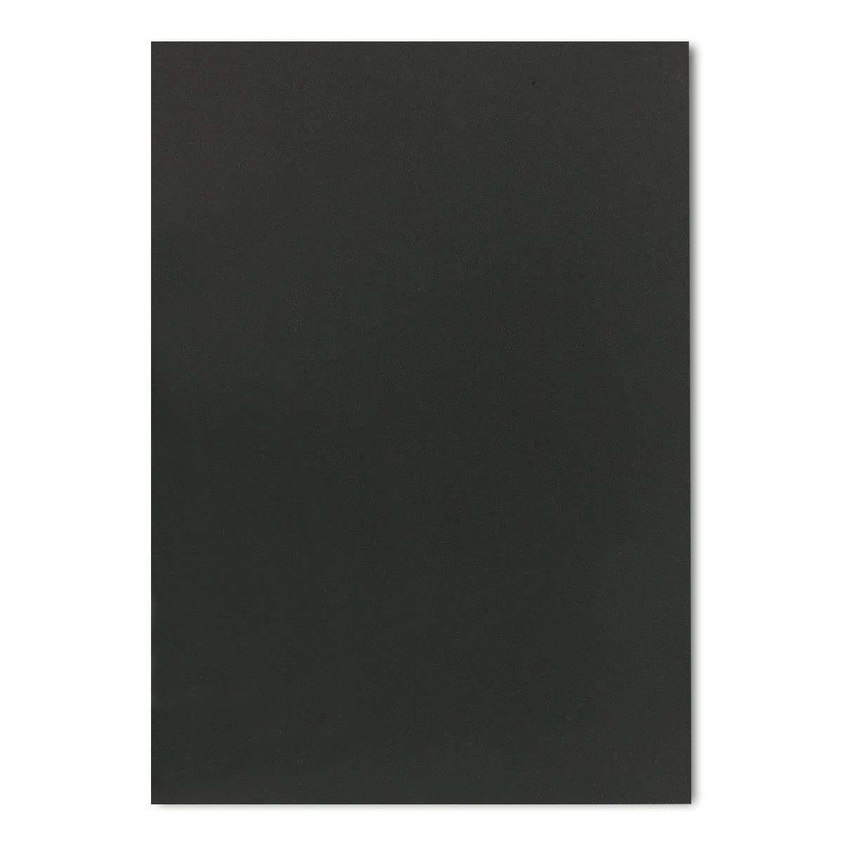 50 Sheets DIN A5 Paper – Natural Paper Black – 120 g – 14.8 x 21 cm – Craft Sheet Coloured Paper Craft Paper Letter Sheet – FarbenFroh by Gustav Neuser — image 1