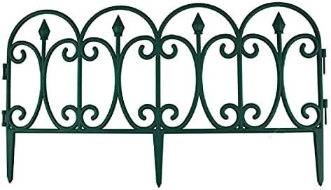 St@llion Plastic Garden Border Fence, Weatherproof Flowerbed Fence, Edging Ornate Fence Border for Lawn (Pack of 1) - Image 4