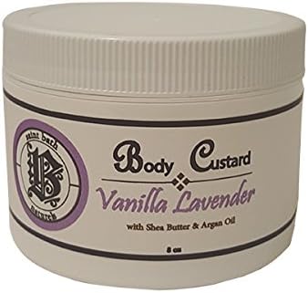 Shea Butter Body Cream - 8 Ounces - All-Natural Hydrating Body Cream - 100% Vegan Body Cream - Non-GMO - Petroleum Free - Phthalate Free - Paraben Free - Petroleum Free (Vanilla Lavender)