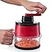 Gourmia GSS9210 Spiral Slicer Vegetable Spiralizer Includes 3 Interchangeable Slicing Blades Great for Veggie Spaghetti, Pasta, Salad, Potatoes & More Striking Red Finish, BPA free