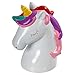 Truu Design Cute Novelty Ceramic Unicorn Kids Money Bank, 5 x 3.5 inches, White