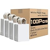 RACETOP White Paper Bags with Handles Bulk