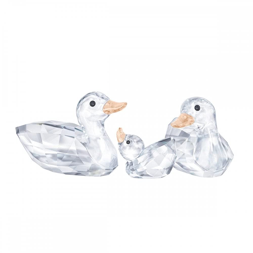 Swarovski Duck Figurine, Crystal, Multi-Colour, Light, 2.5 x 4.2 x 2.1 cm