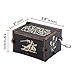 Imncya Star Wars Music Box, Retro Carved Hand Crank Antique Wooden Starwars Theme Tune Musical Box Home Decoration Crafts Gifts for Kids Brother Children Boyfriend Son Boys (Black)