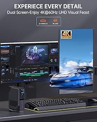 ACEMAGIC Mini pc, 12th Gen N97 (up to 3.6GHz) Mini