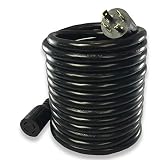 TWB Smart NEMA L14-30 Generator Extension Cord, 25 Foot, 10 Gauge, UL Listed Power Cord. 125V/250V two phase 30 Amp. 4 Prong Twist Lock Connectors (Nema 14-30)