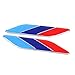 DSYCAR 2Pcs/Pair 3D Tricolor Flag Emblem Badge for ALL Models BMW E30 E36 E46 E34 E39 E60 E65 E38 X3 X5 X6 3 4 5 6 7 8