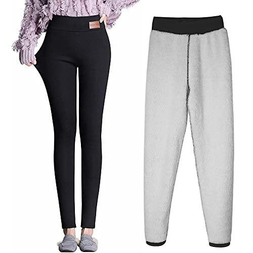 2Pcs Warm Leggings for Women Winter, Sherpa