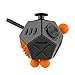 Twiddler Toys Fidget Dodecagon – 12 Sided Fidget Cube Relieves Stress and Anxiety – Toy Increases Focus and Attention for Children and Adults with ADHD, ADD OCD, and Autism (Black)