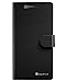 OnePlus One Stand Case, GreatShield SHIFT LX Leather Wallet Flip Case Magnetic Cover Diary with Kickstand & Credit Card Slot for OnePlus One - (Black)