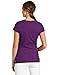 Dickies Girl Juniors Short Sleeve Crew Neck Tee,Purple,Small