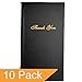 Gold Lion Professional Check Presenters for Restaurants - Black Server Checkbooks with Thank You Imprint for Smooth Payment Transactions, Restaurant Payment Book, and Foldable Tray Holders - 10 Pack