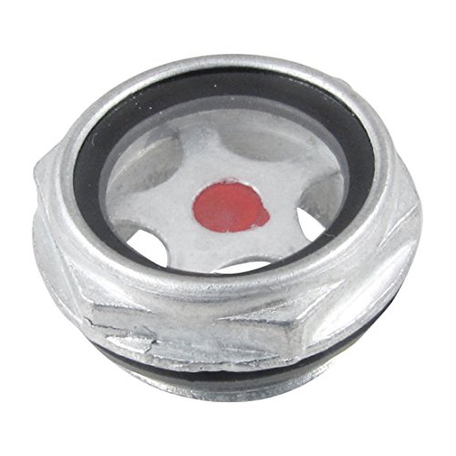 26Mm Male Threaded Metal Air Compressor Oil Level Sight Glass 33 X 16Mm