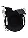 Mini Top Hat Fascinator Hair Clip Bow Feather Pearl Dancers Burlesque Showgirl Black
